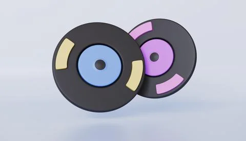 Mic record for music singing, Multimedia record with music note concept Stock Illustration