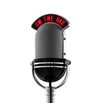 MIC RETRO Foto stock