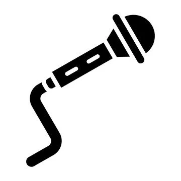 Mic Vector Icon Design Illustration Stock Illustration