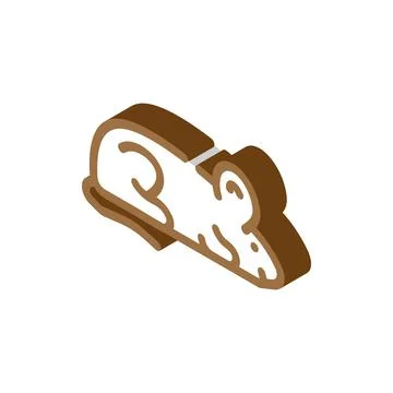 Mice animal isometric icon vector illustration Illustrazione stock