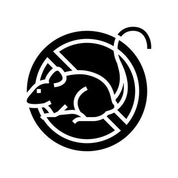 Mice control glyph icon vector illustration Stock Illustration