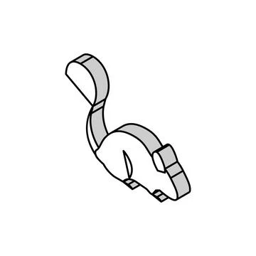 Mice pet isometric icon vector illustration Stock Illustration