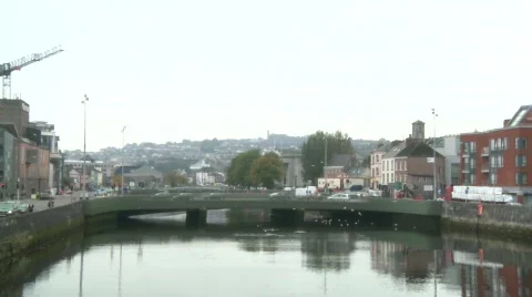 Michael Collins Bridge, Cork Stock Footage 372700