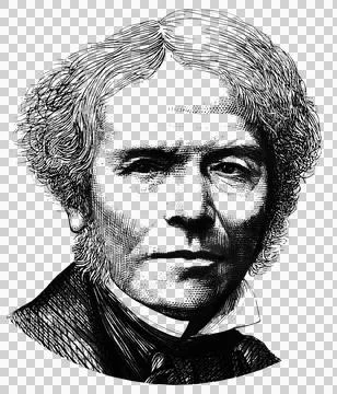 Michael Faraday Stock Illustration