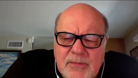 Michael Ironside is interviewed for 30th Anniversary of Total Recall - 2020 스톡 동영상 146478903