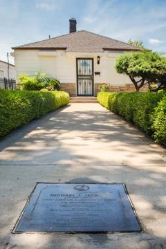 Michael jackson home Stock Photos