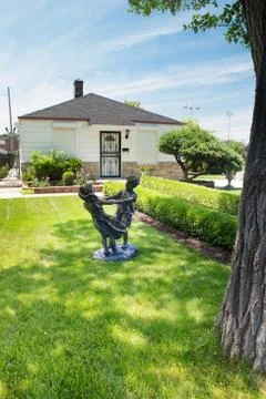 Michael jackson home Stock Photos