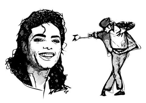 Michael jackson Stock Illustration