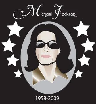 Michael Jackson Stock Illustration