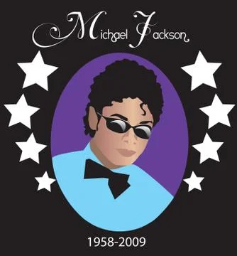 Michael Jackson Stock Illustration