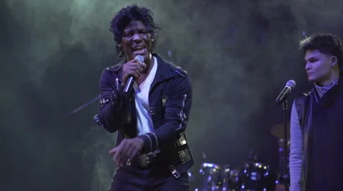 Michael Jackson Impersonator Video stock 62656179