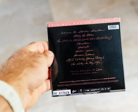 Michael Jackson Thriller SACD Back Cover Stock Photos