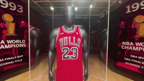 Michael Jordan's 'Last Dance' jersey Stock Video Pond5