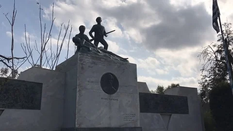 Michael Karaolis Monument Time lapse Stock-Footage 83076054