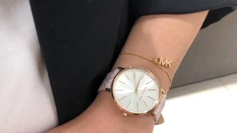 Michael Kors watch Stock Footage 124320819