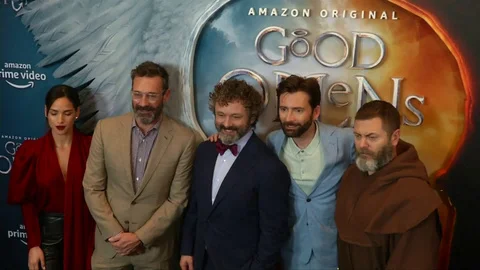 Michael Sheen and David Tennant team up Stock Video Pond5