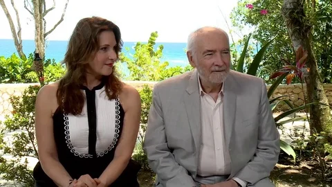 Michael Wilson and Barbara Broccoli are interviewed for movie 'Bond 25' - 2019 Video stock 108670561