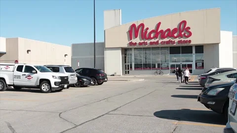 Michaels The Arts And Crafts Store Front... | Stock Video | Pond5