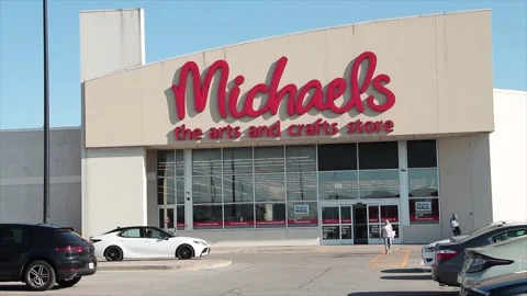 Michaels The Arts And Crafts Store Front... | Stock Video | Pond5