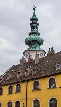 Michaels Gate in Bratislava Stock Photos