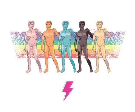 Michelangelo david Stock Illustration