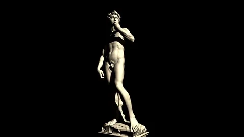 Michelangelo's David 1 Stock Footage 81282370