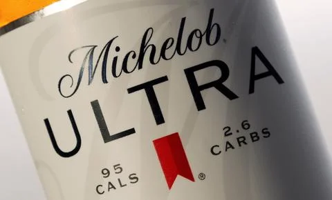Michelob ultra close up Stock Photos