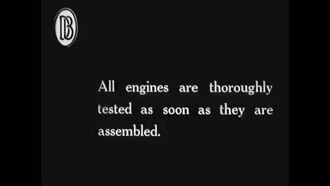 MICHIGAN - 1920s - The engine testing unit at Dodge Brothers Assembly Line Stock Footage 296410936