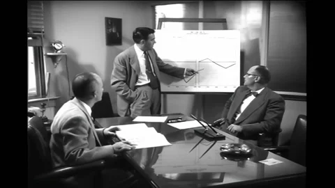 MICHIGAN - 1952 - A discussion covers the functions and pictures of different Video stock 296694136