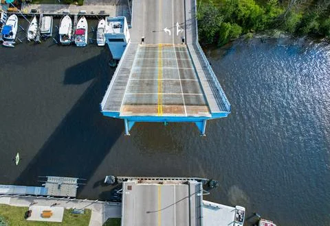Michigan Drawbridge Stock Photos