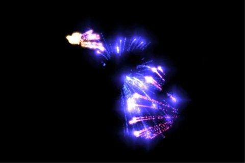 Michigan Fireworks Stock Footage 719774
