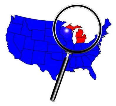 Michigan Stock Illustration