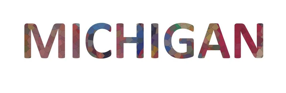 MICHIGAN Stock Illustration