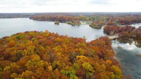 Michigan Seasons - Fall Stock Footage 262925011