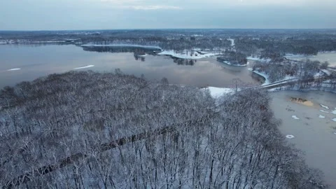 Michigan Seasons - Winter Stock Footage 262924964