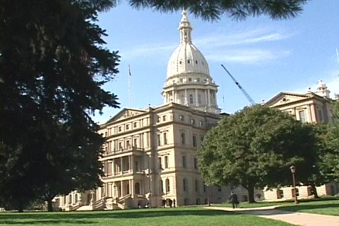 Michigan State Capitol 01 動画素材 85384