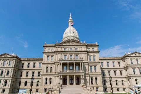 Michigan State Capitol Stock Photos