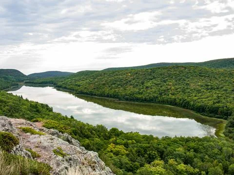 Michigan's Lake of the Clouds 写真素材