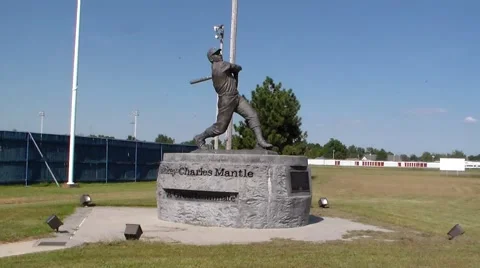 Mickey Mantle Zoom Side Stock Footage 55270060