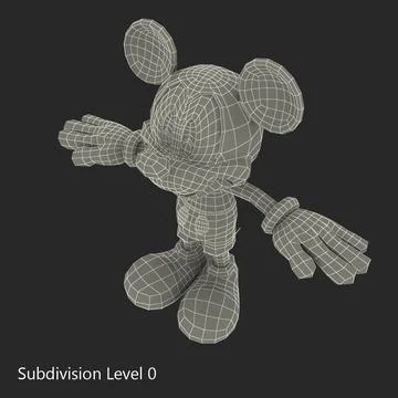 Mickey Mouse ~ 3D Model ~ Download #90880000 | Pond5