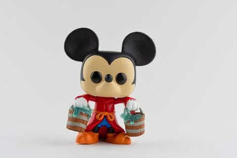 Mickey Mouse as the Apprentice Funko Pop figurine Stock Photos