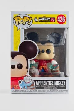 Mickey Mouse as the Apprentice Funko Pop figurine Stock Photos