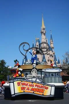 Mickey mouse parade at magic kingdom park Foto stock