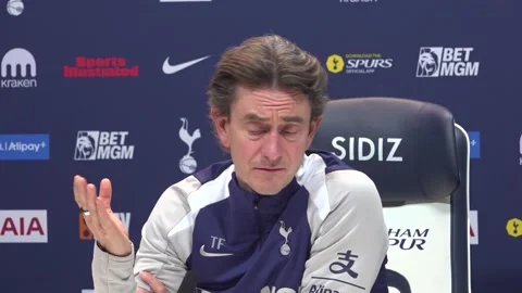 Micky van de Ven important to Tottenham ‘now and for the future’ – Thomas Frank Stock Footage 327403461