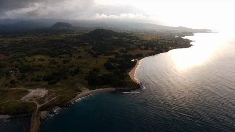 Micolo beach scenery Stock Footage 87193275