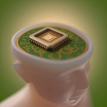 Micro Brain Stock-Illustration