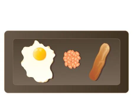 Micro breakfast Stock Illustration