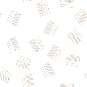 Micro brush set for eyelashes glyph seamless pattern Stock Illustration