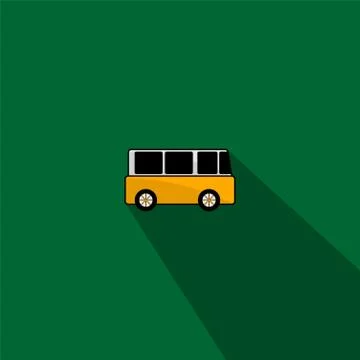 Micro Bus vector Illustration Illustrazione stock
