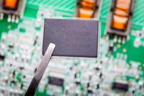 Micro chip Stock Photos